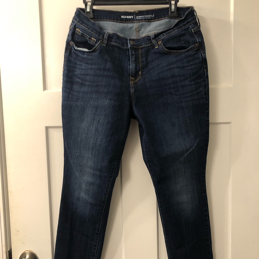 Old navy curvy mid rise jeans